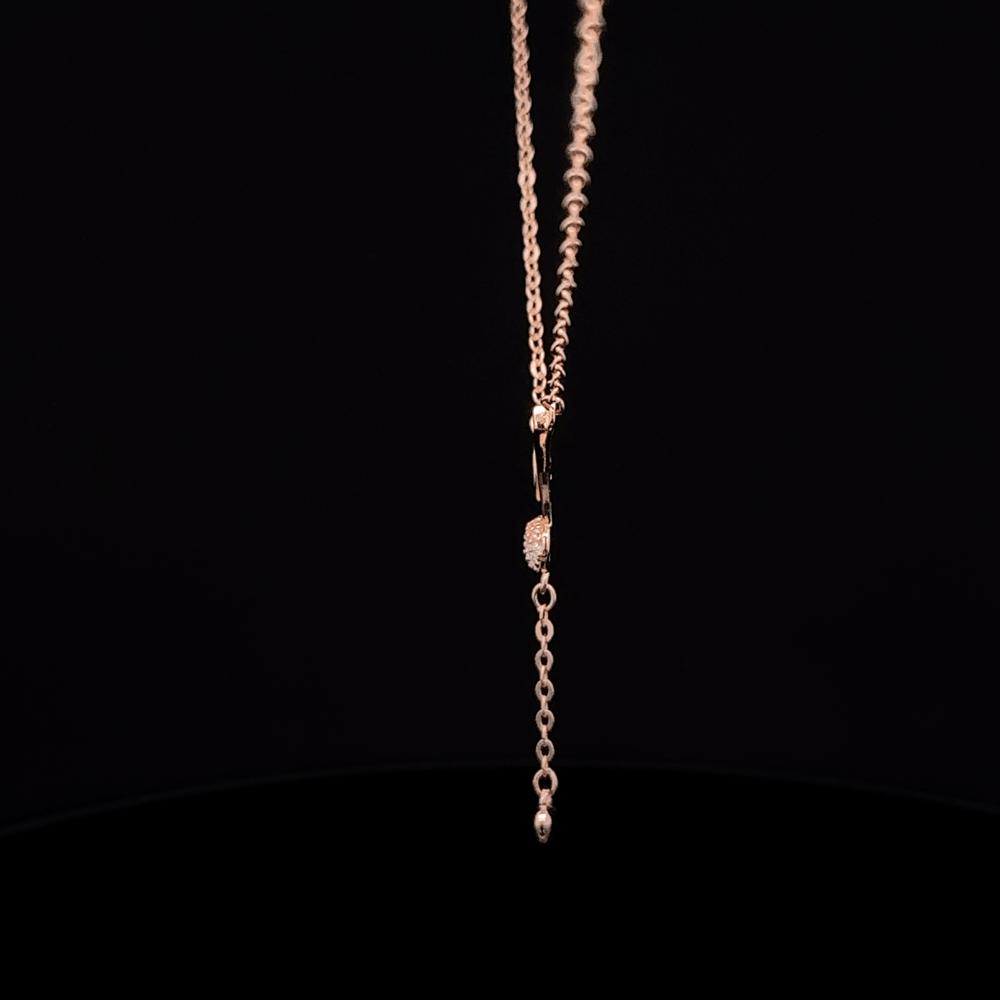 Heart Rosegold Chain With Pendant