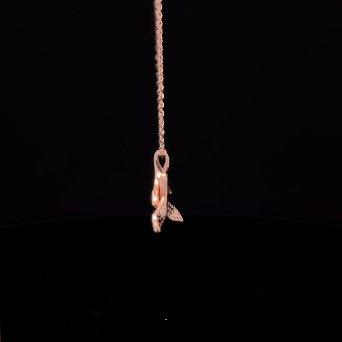 Fin Rosegold Chain With Pendant