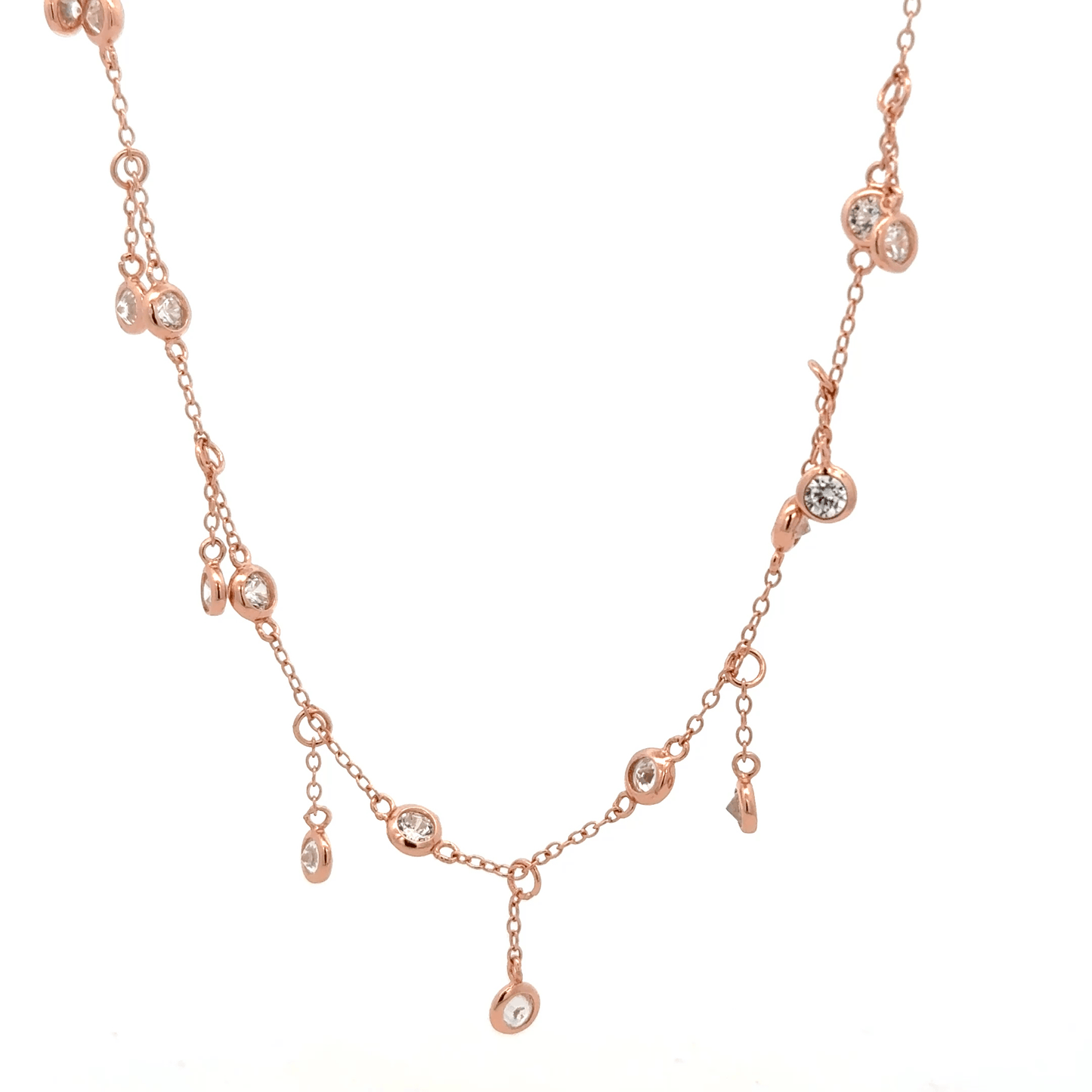 Rosegold Charms Chain With Pendant