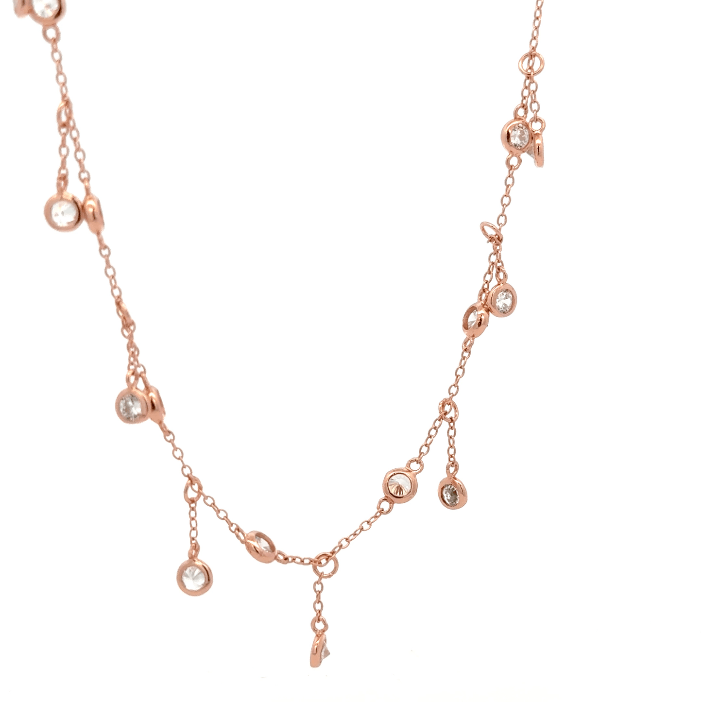 Rosegold Charms Chain With Pendant