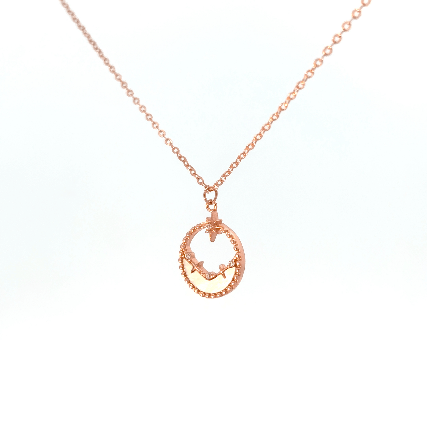 Rosegold Circle Chain with pendant