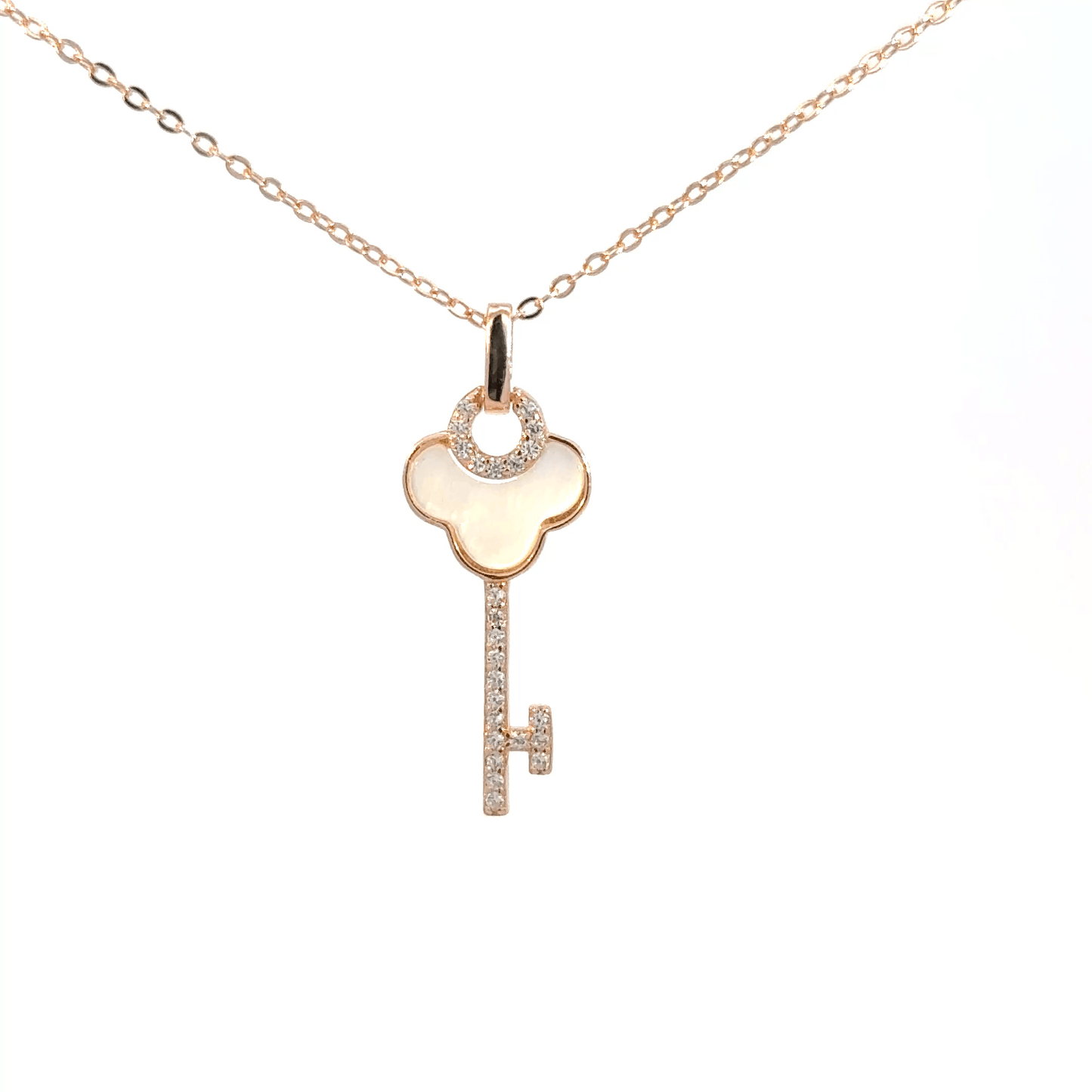 Rosegold key chain with pendent