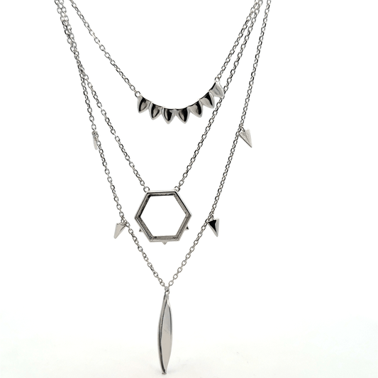 Triple Layer Feather Chain