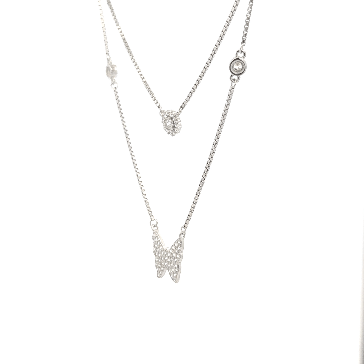 Double Layer Butterfly Chain