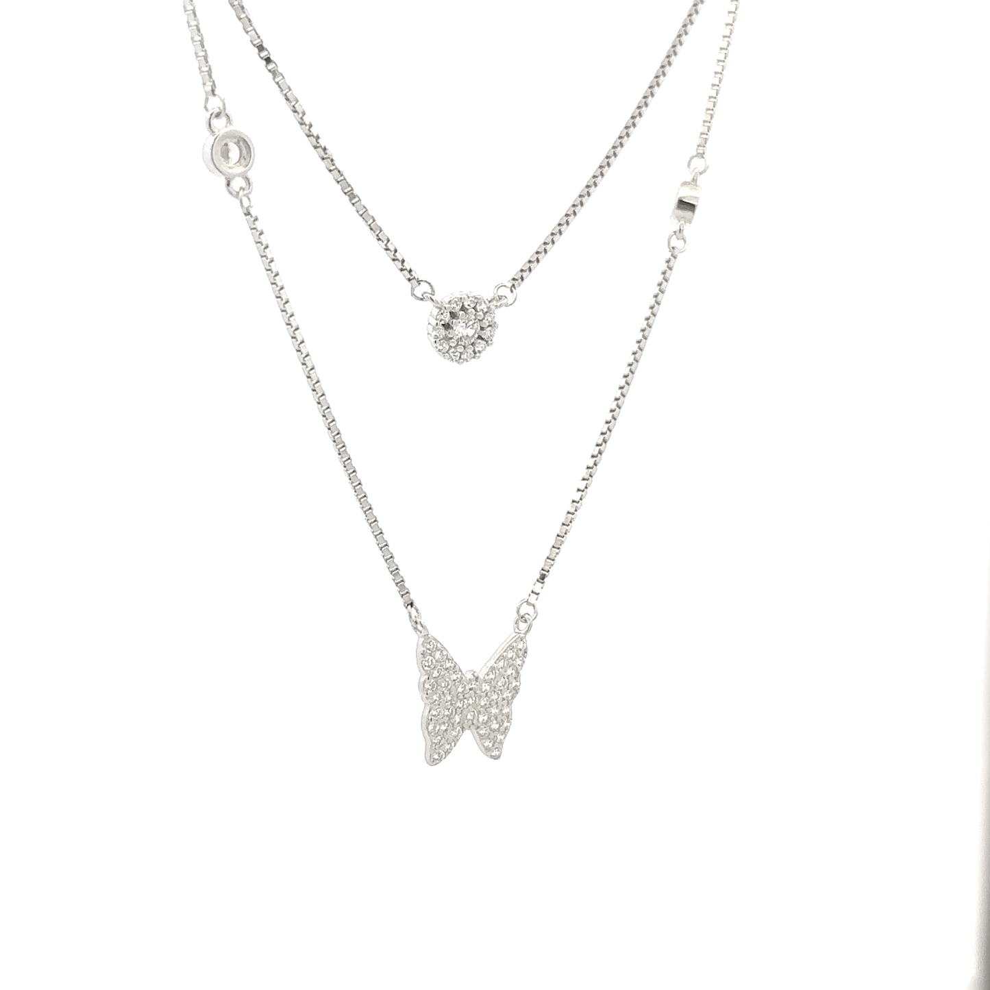 Double Layer Butterfly Chain