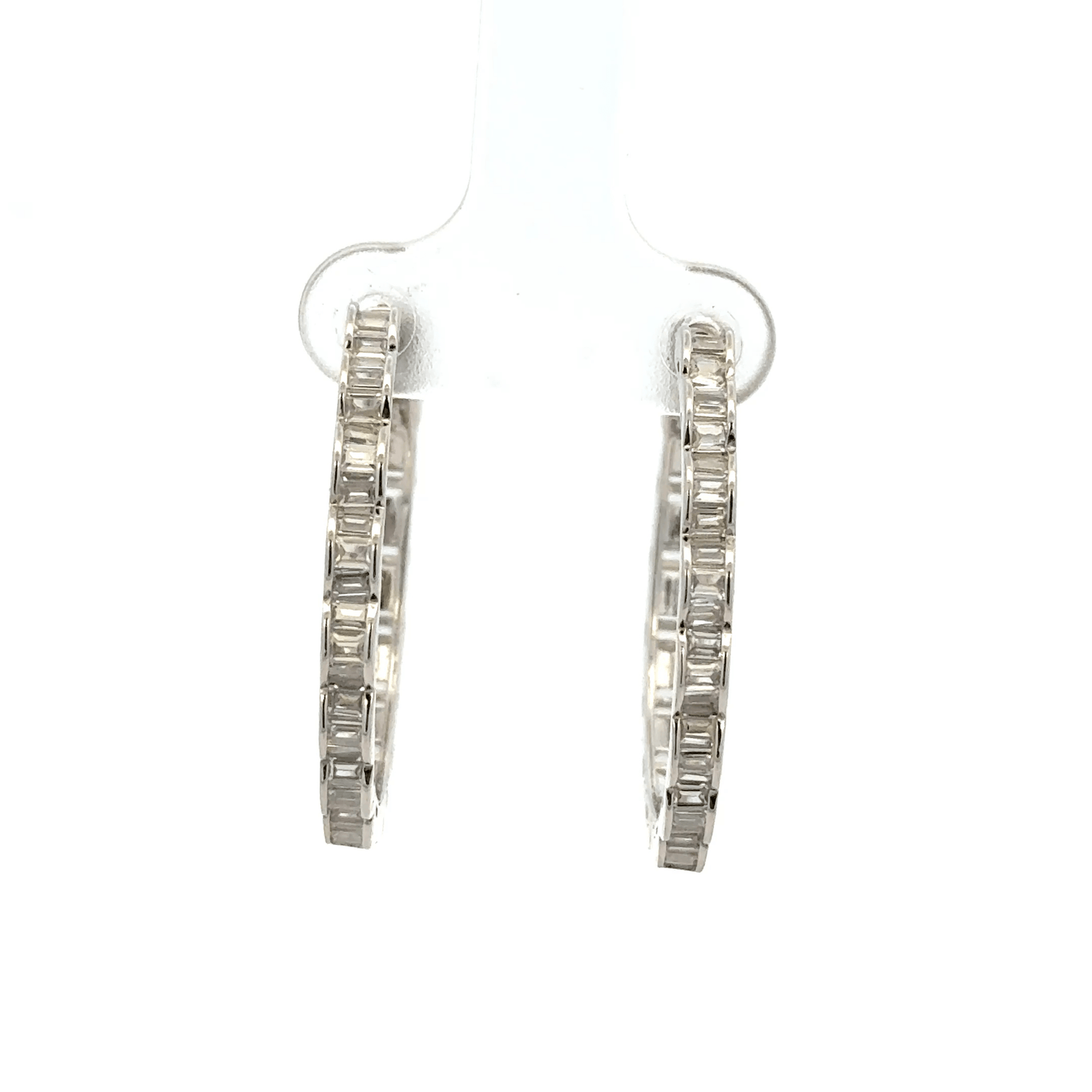 Curl Long Hoop Baali Earrings