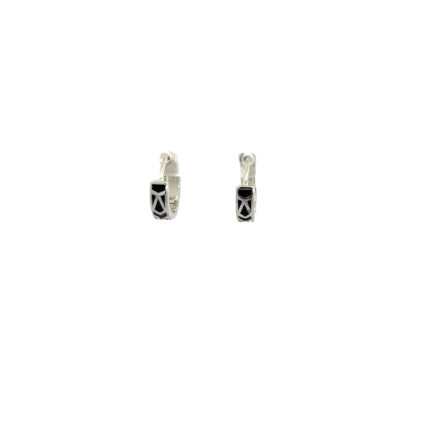 Black Enamel Baali Earring