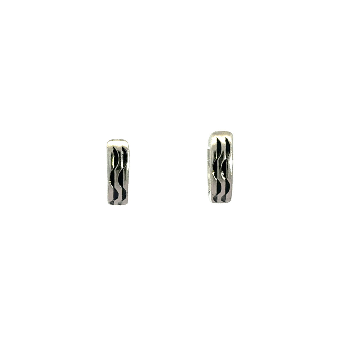 Black Enamel Baali Earring