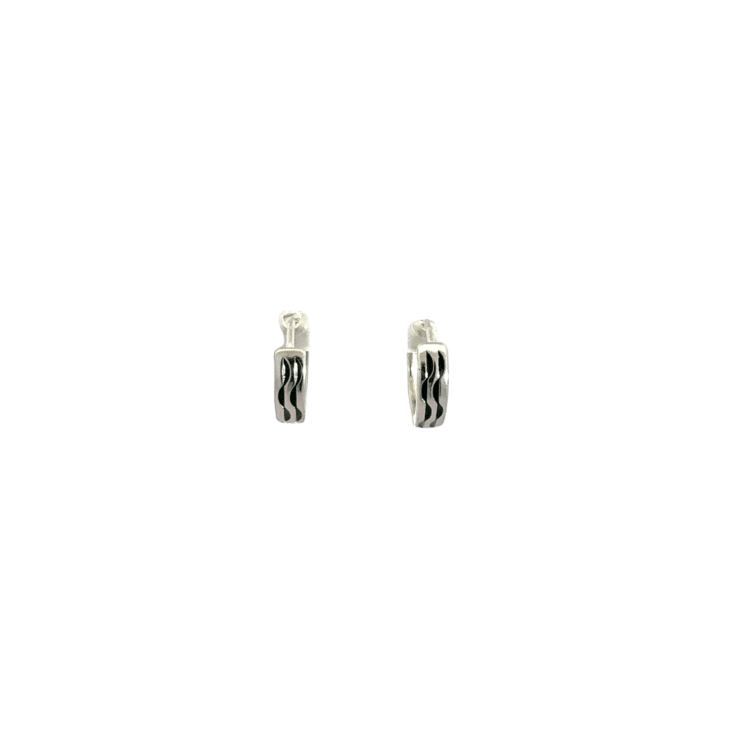 Black Enamel Baali Earring