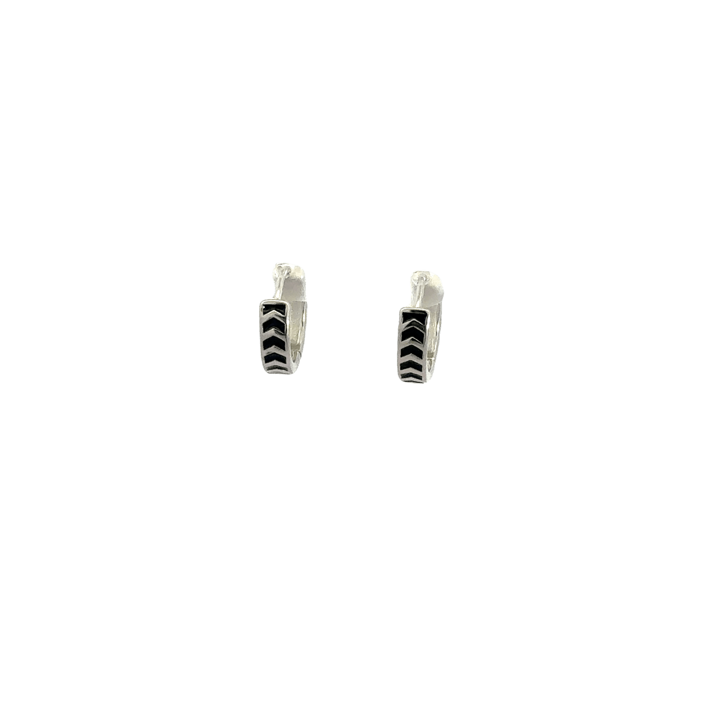 Black Enamel Baali Earring