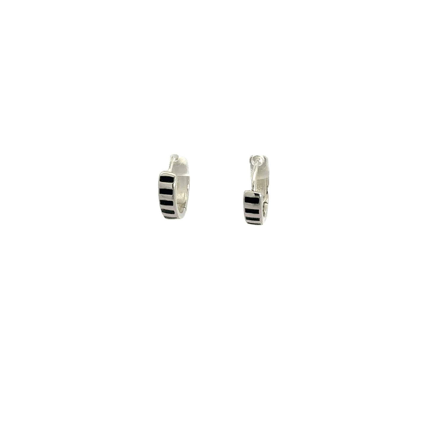 Black Enamel Baali Earring