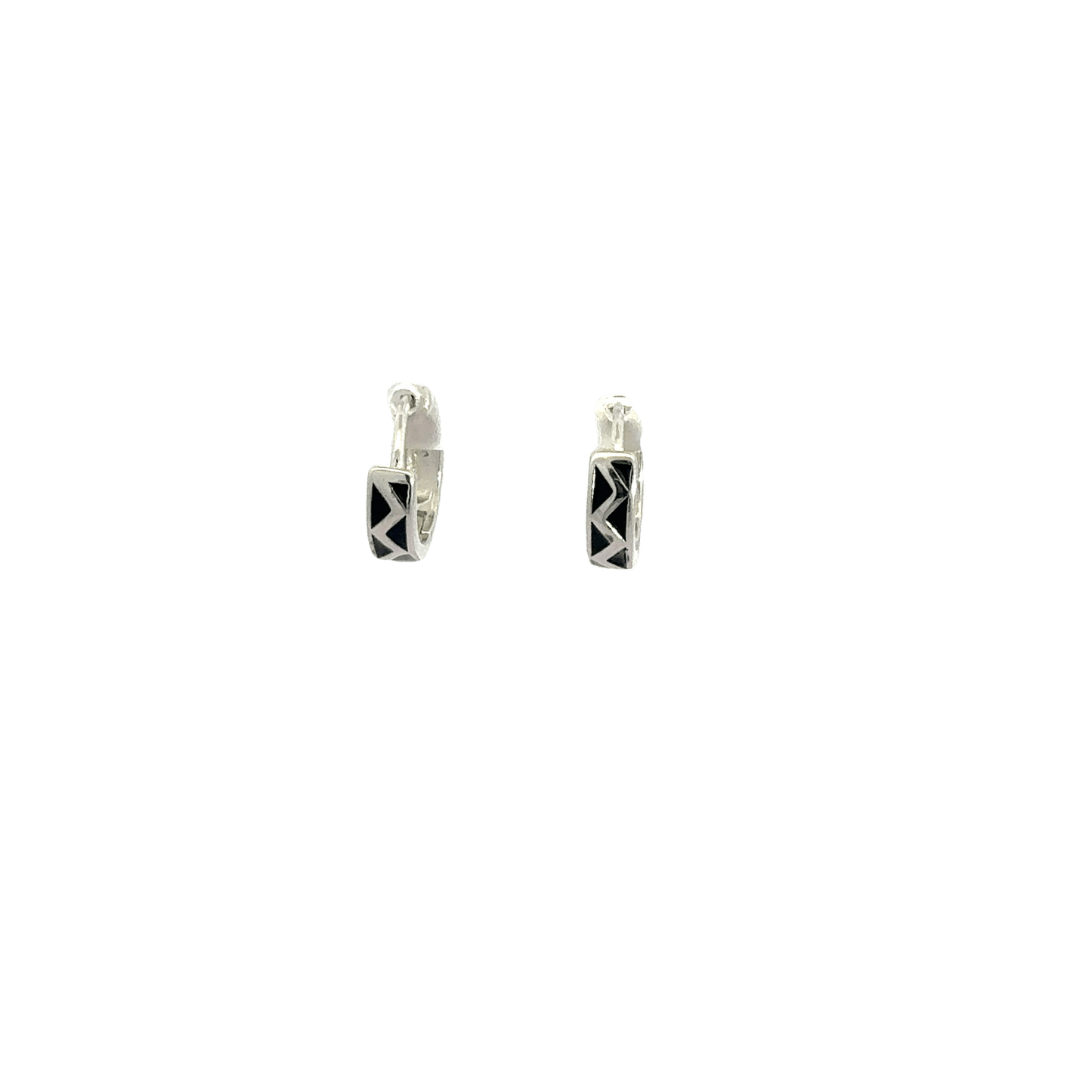 Black Enamel Baali Earring