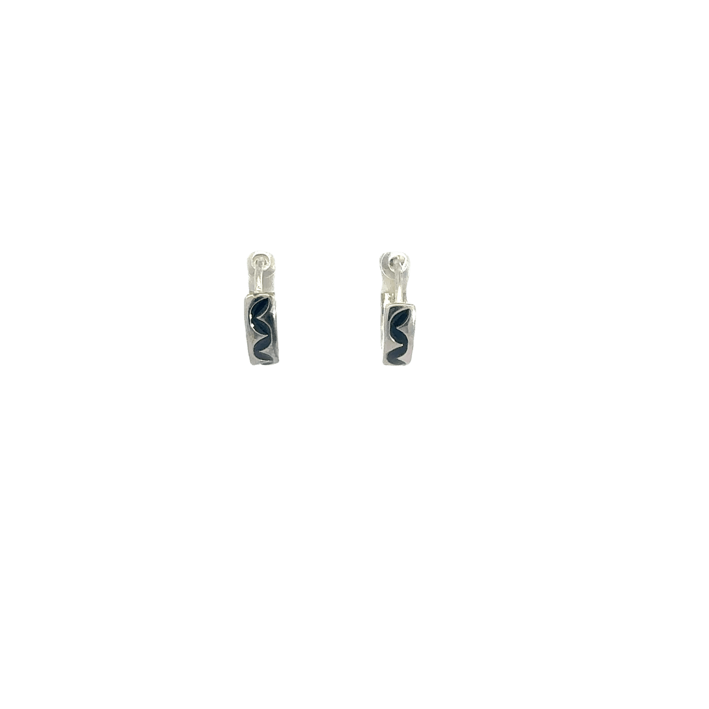 Black Enamel Baali Earring