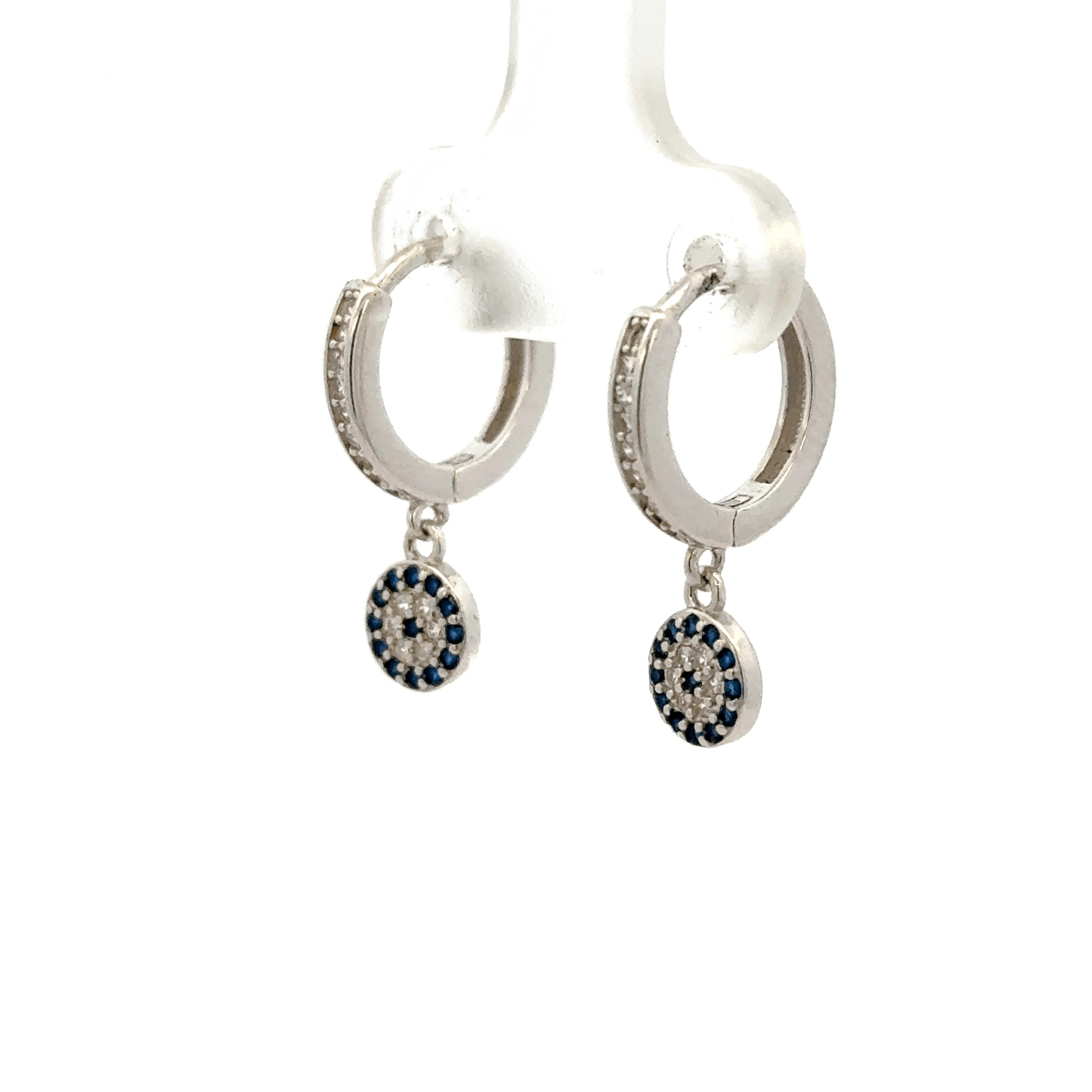 Blue Stone Hanging Baali Earring