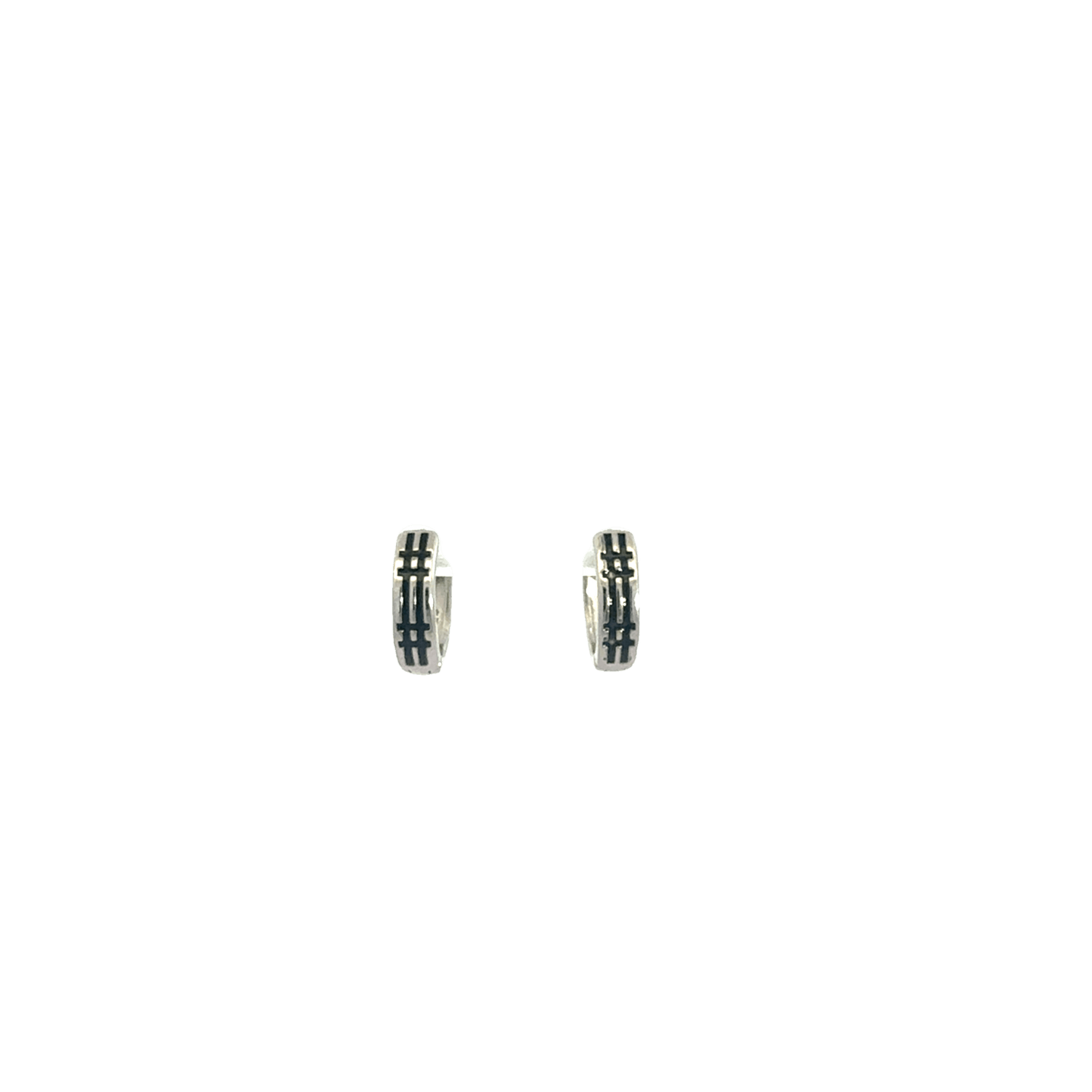 Black Enamel Baali Earring