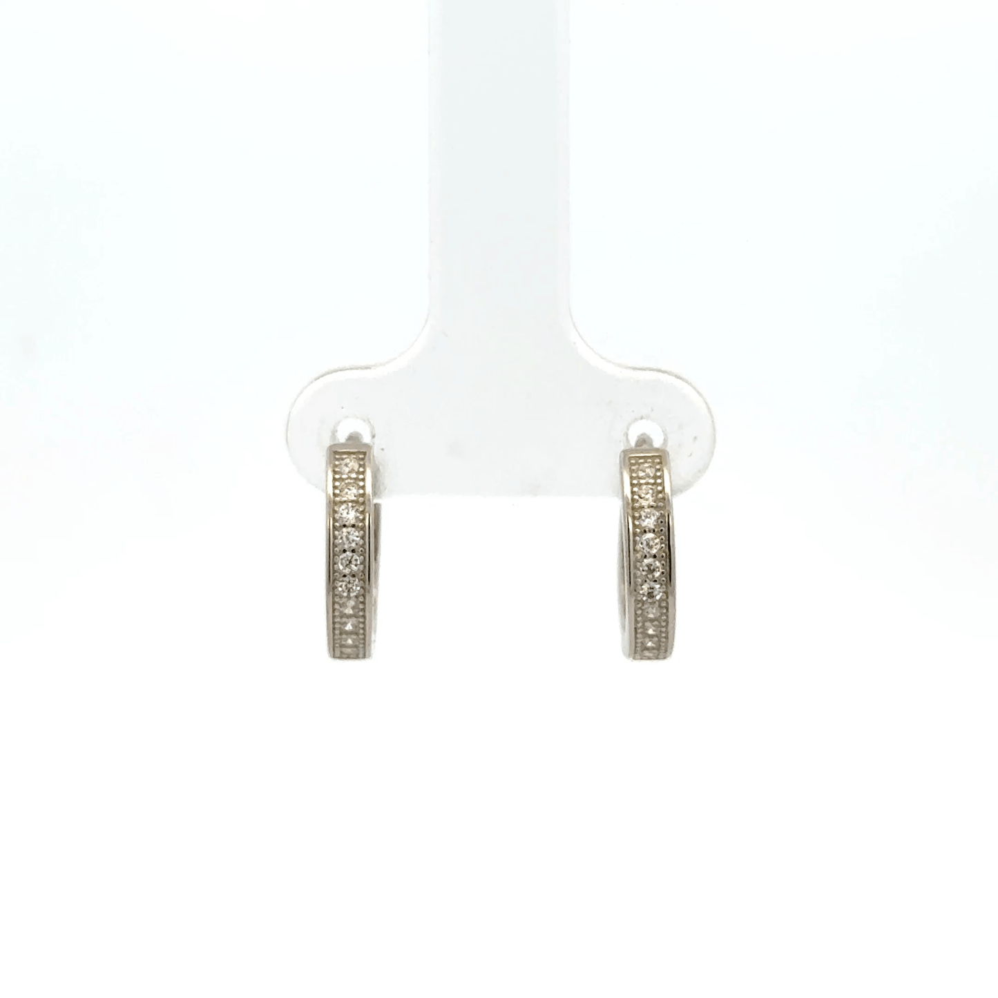 Multistone Baali Hoop Earring