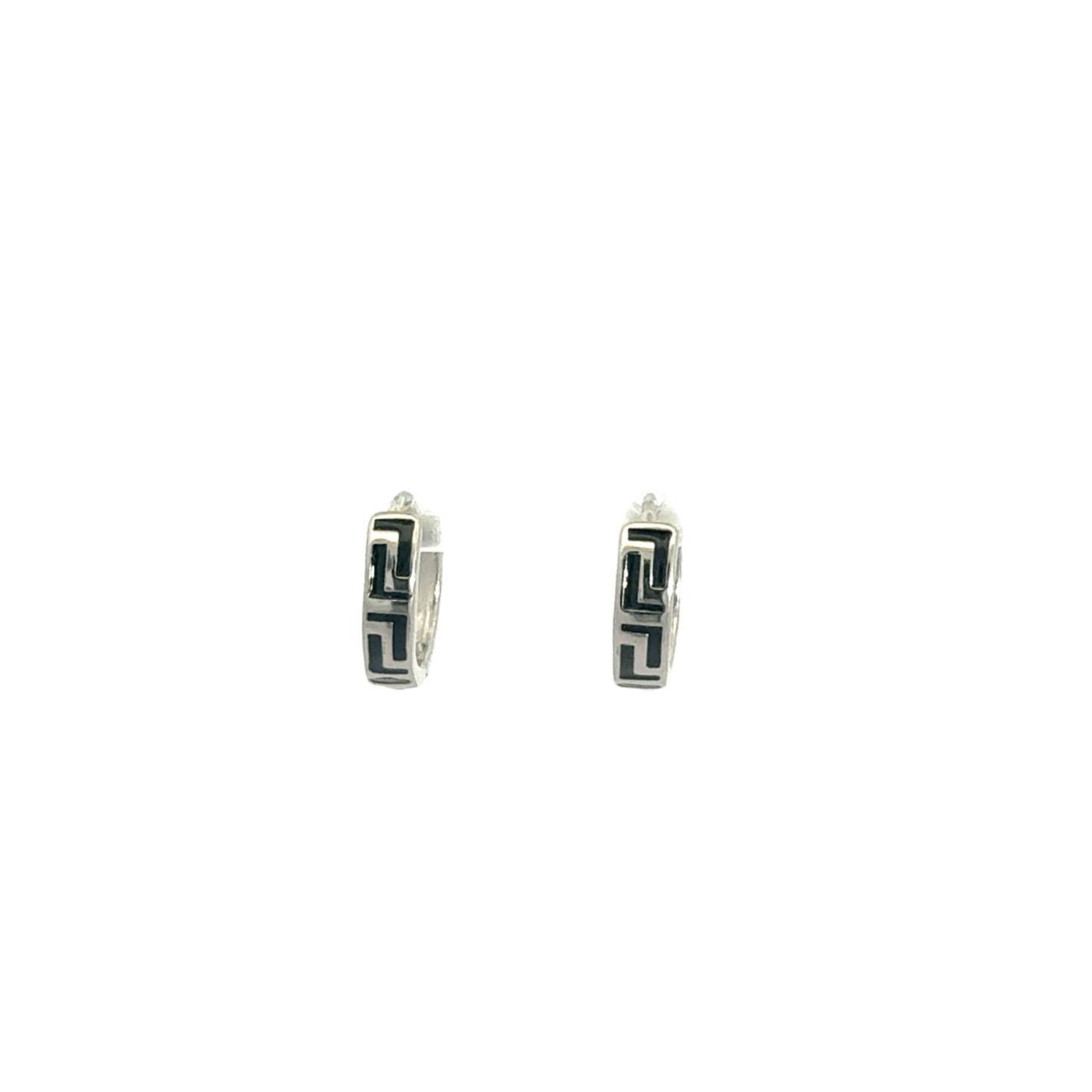 Black Enamel Baali Earring