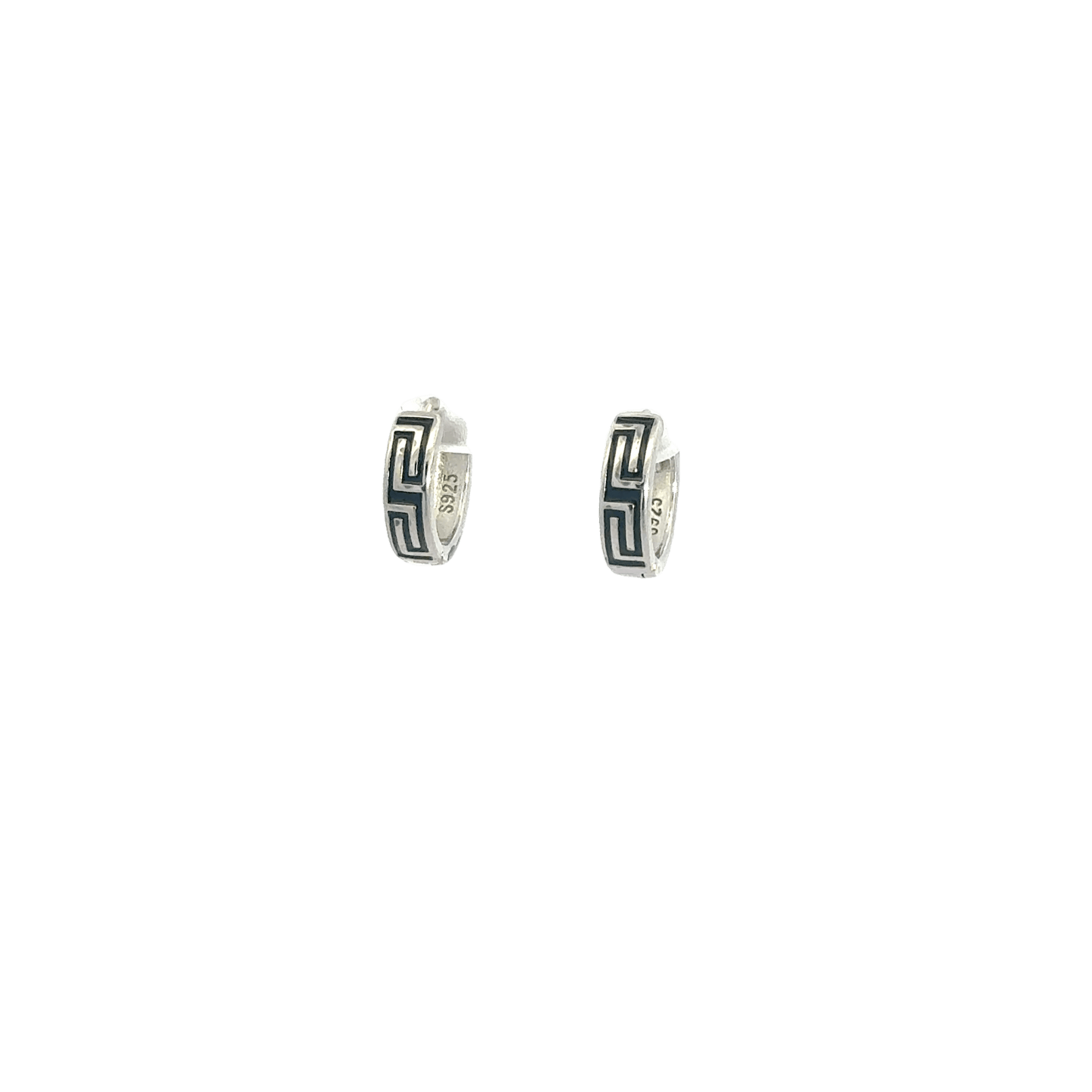Black Enamel Baali Earring