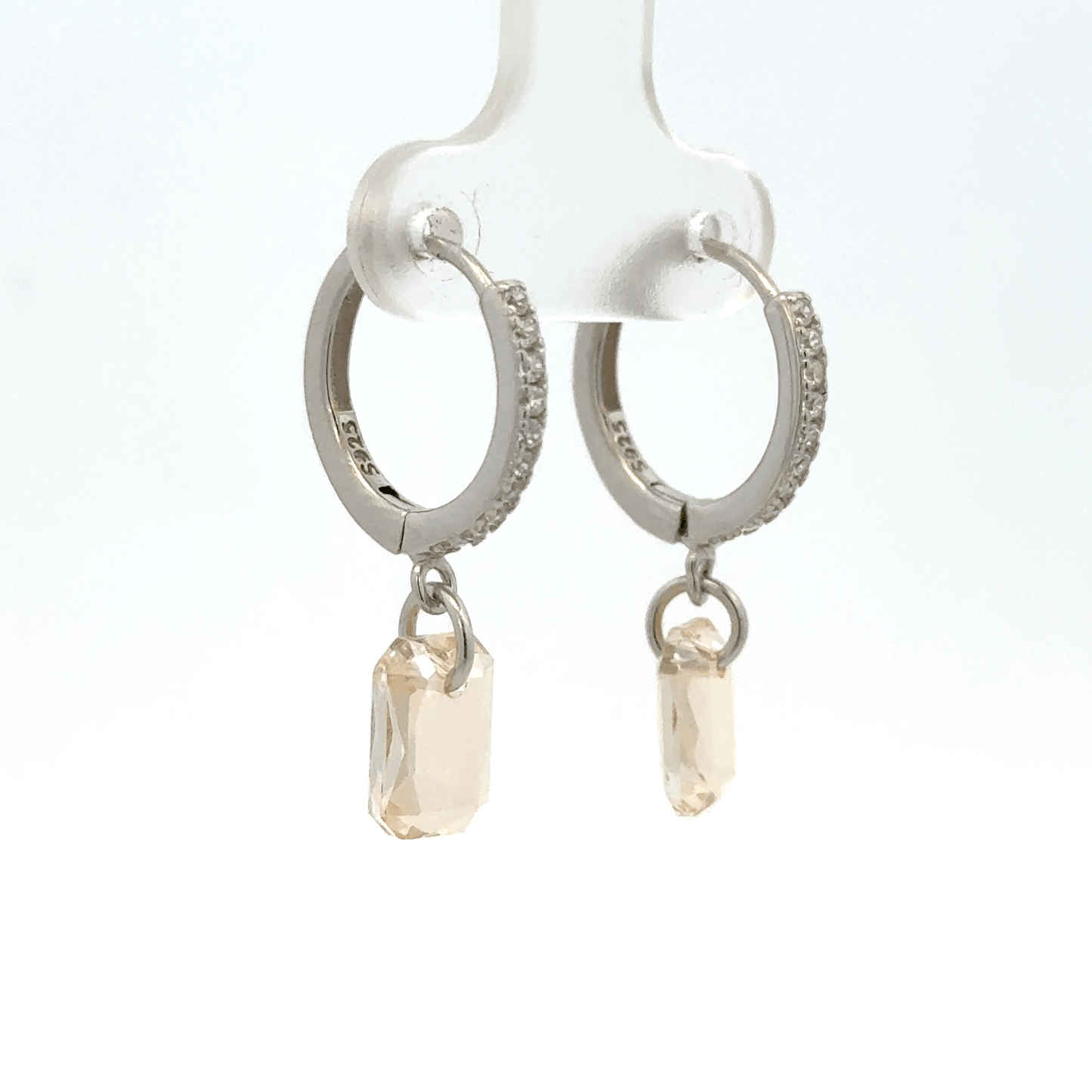Yellow Stone Drops Baali Earring