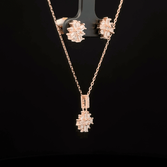 Star Chain Pendant Earring