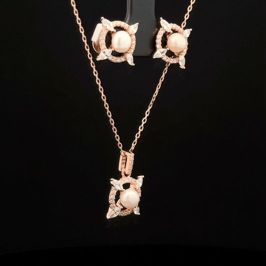 Circle Chain Pendant Earrings