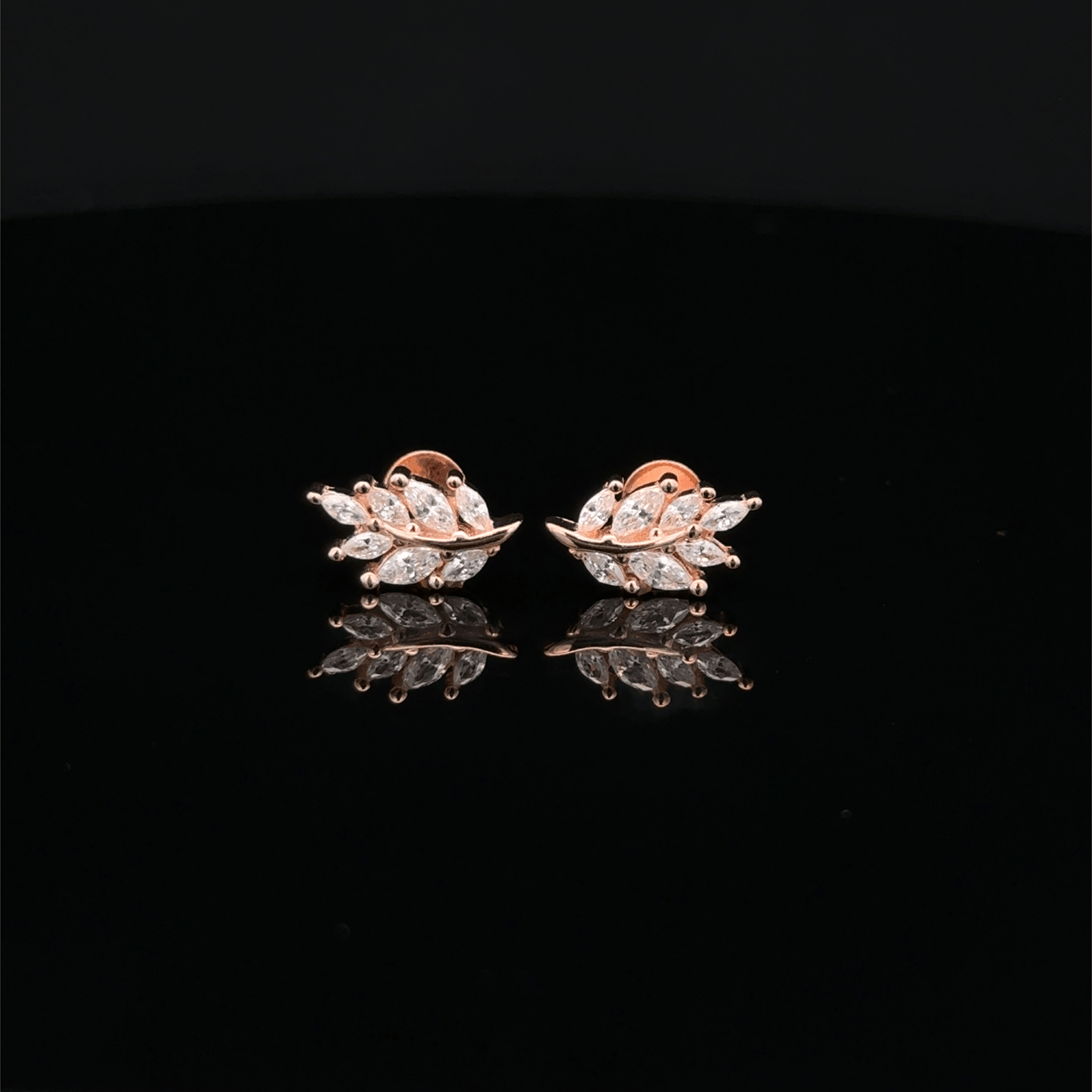 ROSEGOLD LEAF EARRING
