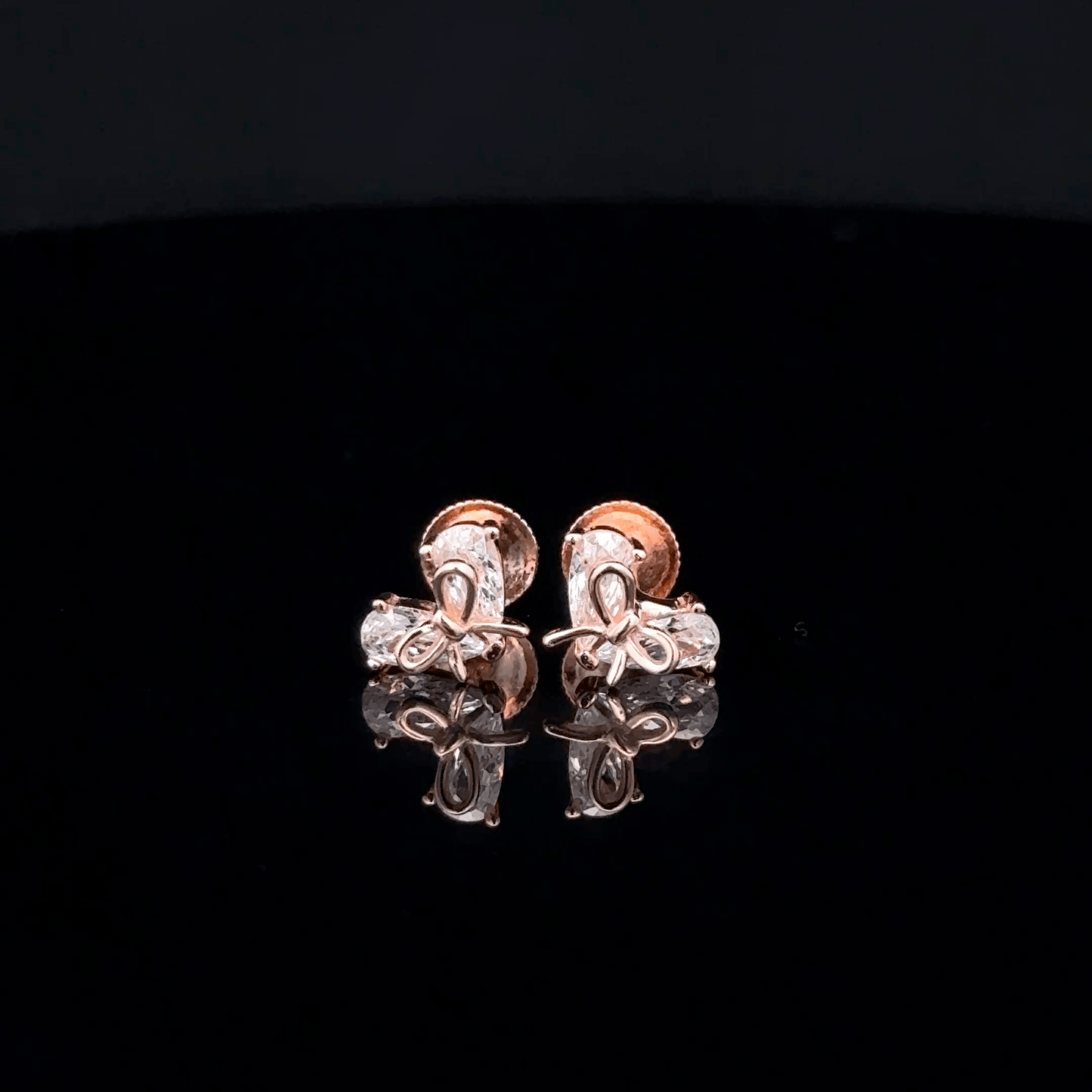 ROSEGOLD BOW EARRING