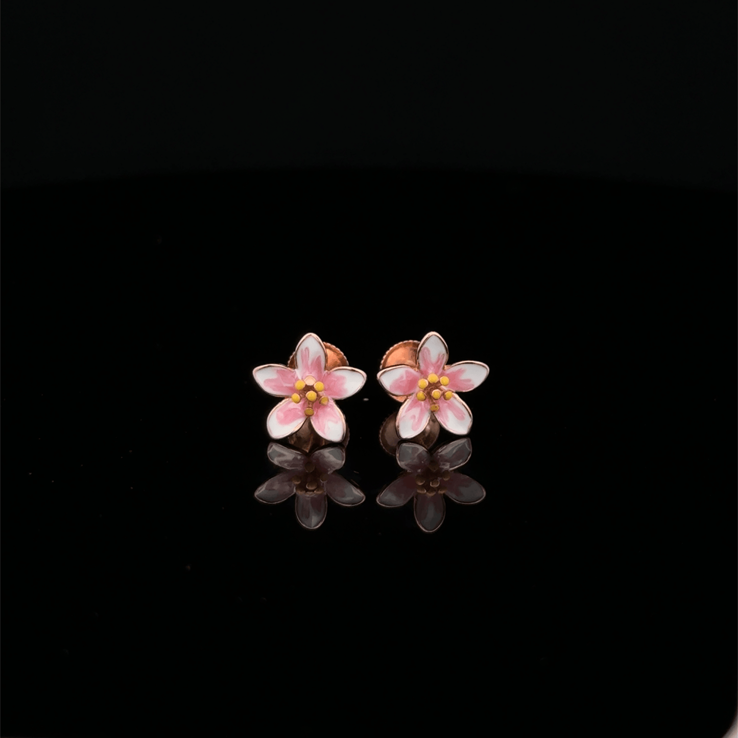 ROSEGOLD FLOWER EARRING