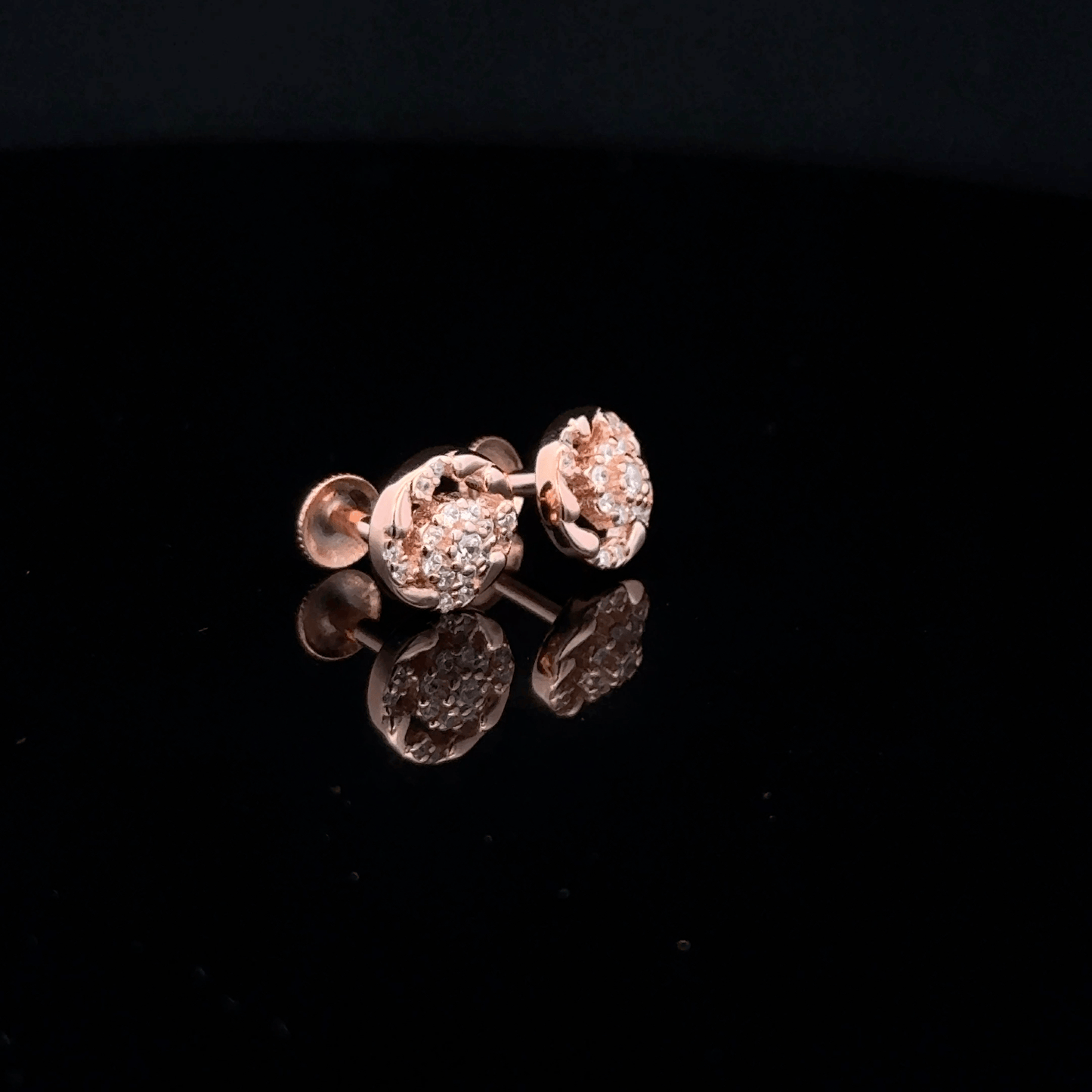 ROSEGOLD SPIRAL EARRING