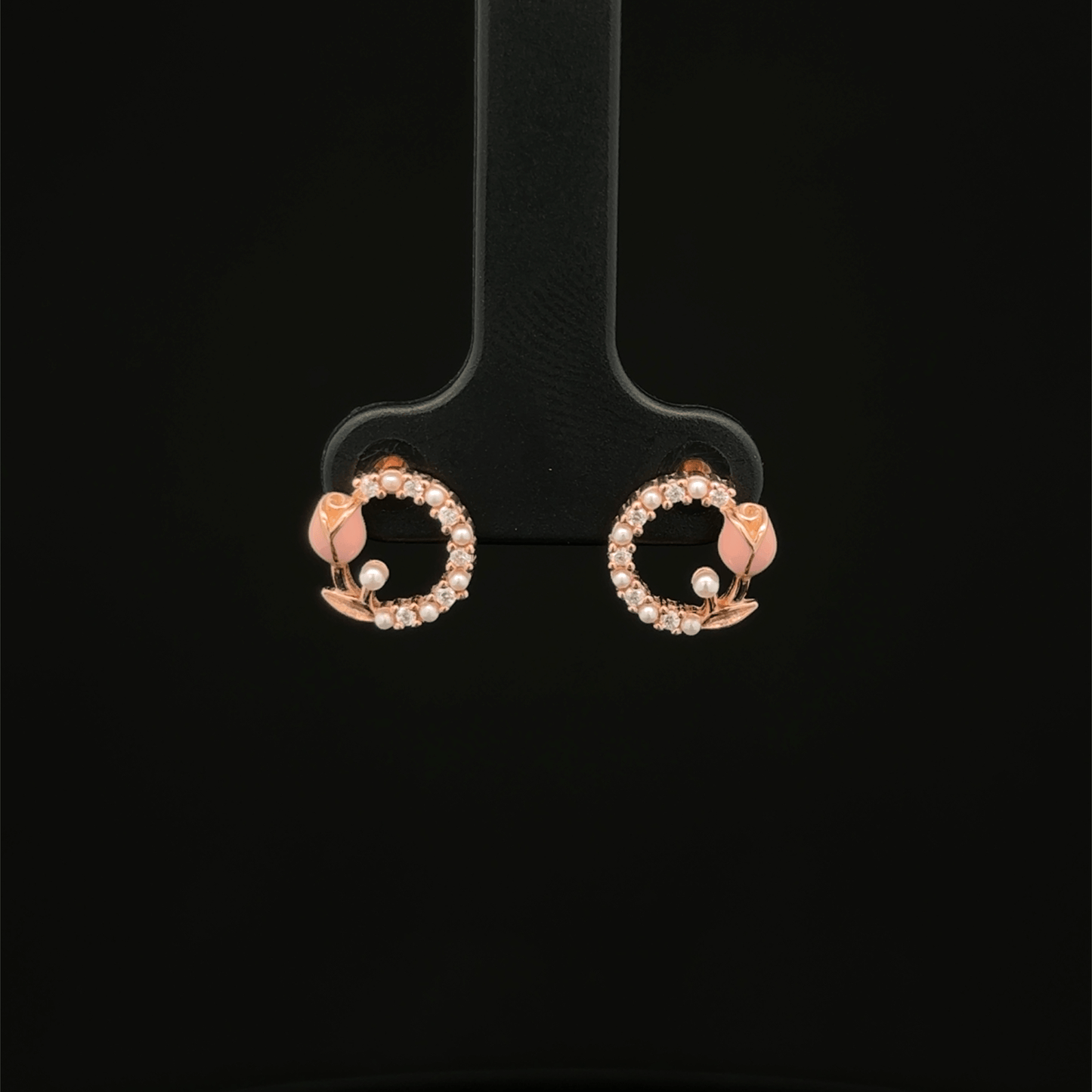 ROSEGOLD FLOWER EARRING