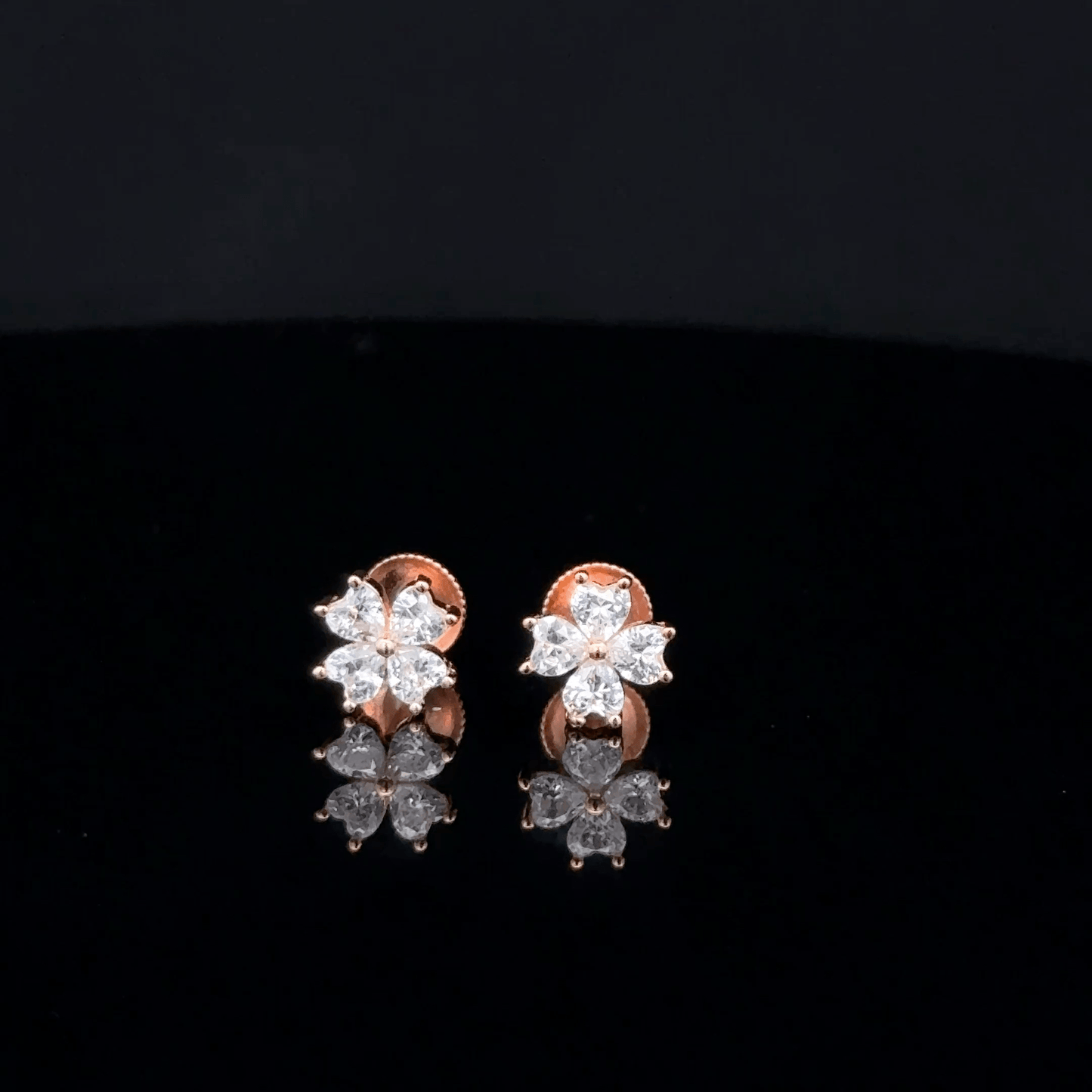 ROSEGOLD FLOWER EARRING