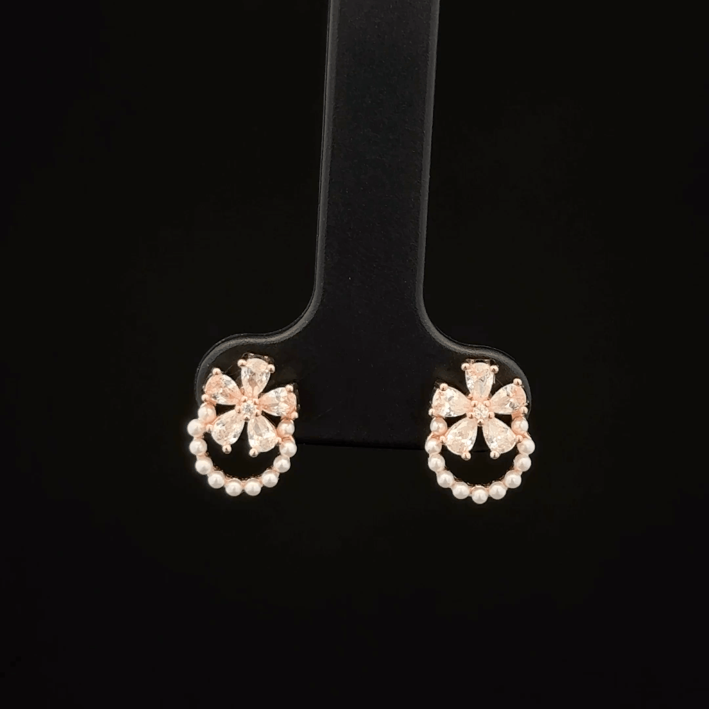 ROSEGOLD FLOWER EARRING