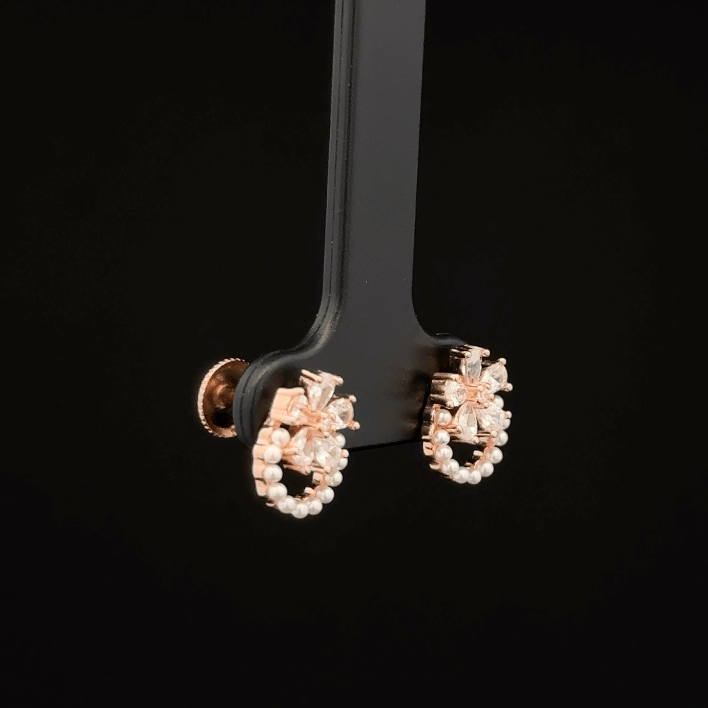 ROSEGOLD FLOWER EARRING