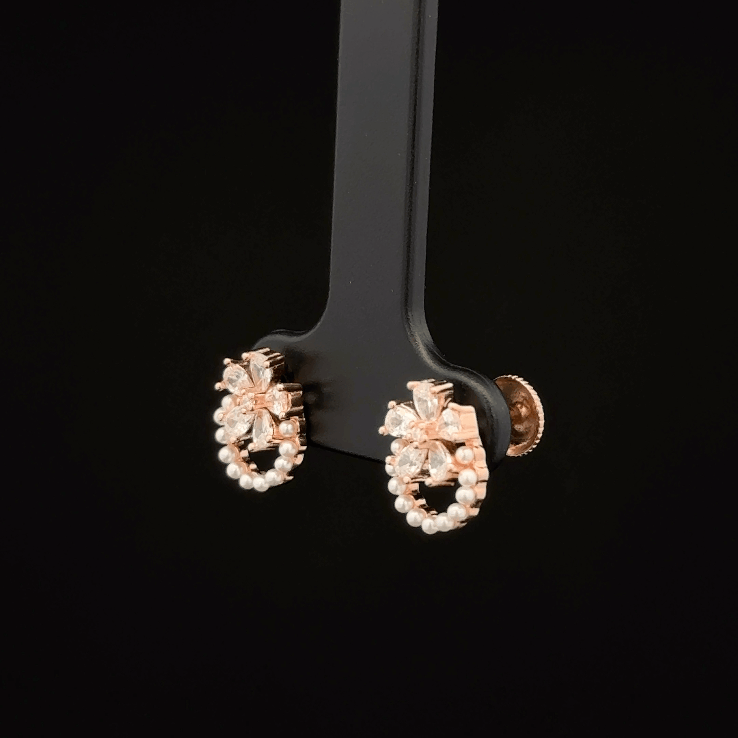 ROSEGOLD FLOWER EARRING