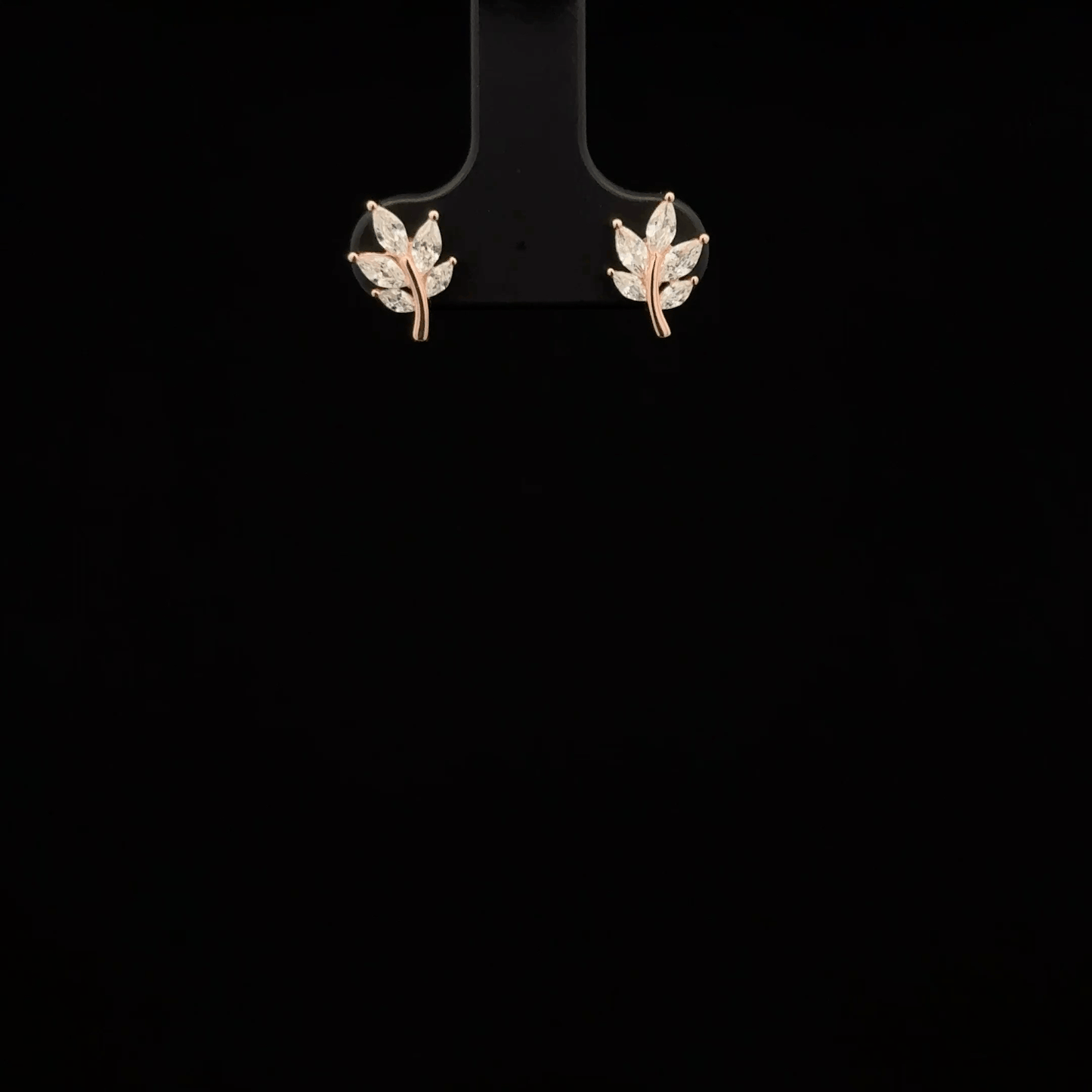 ROSEGOLD LEAF EARRING