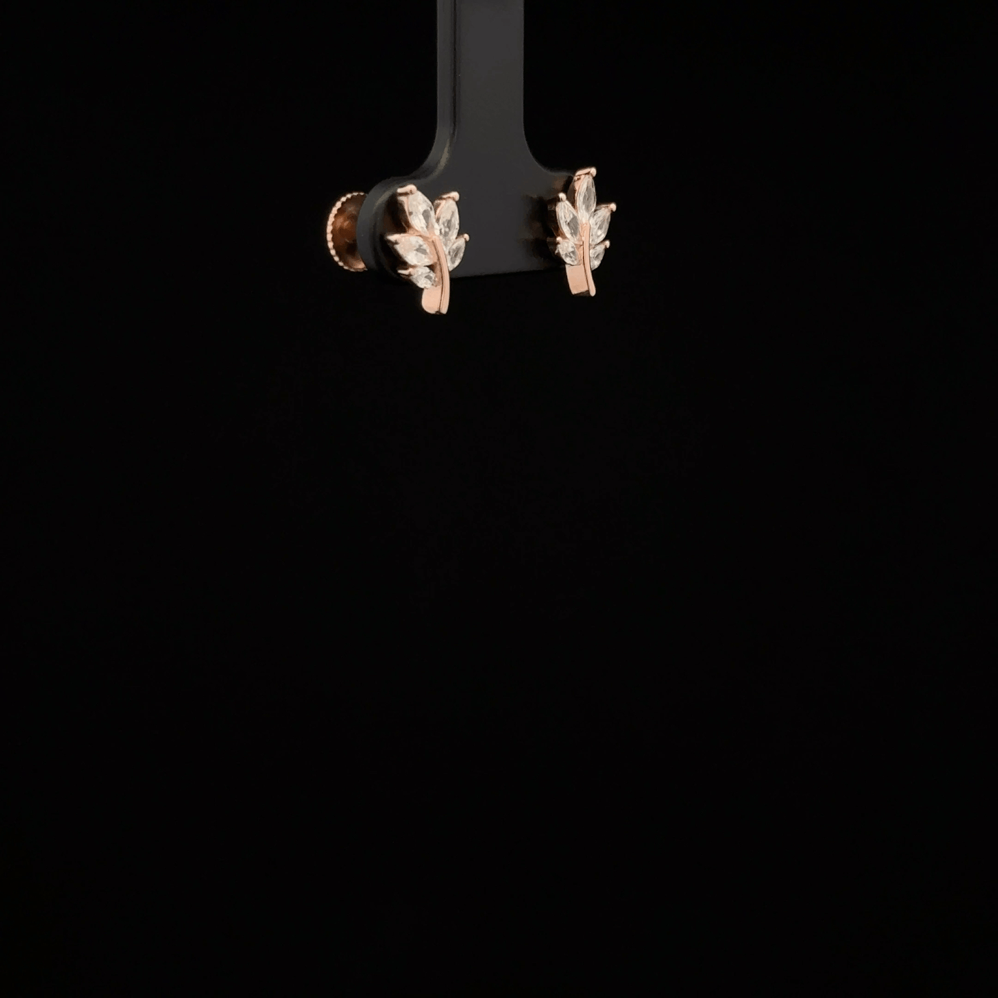 ROSEGOLD LEAF EARRING