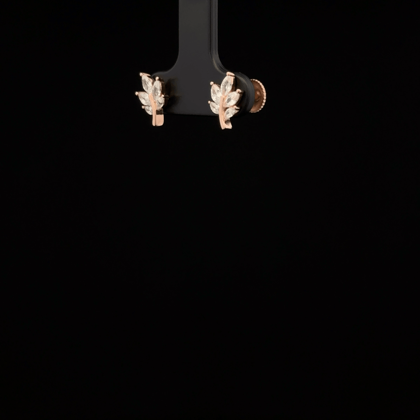 ROSEGOLD LEAF EARRING