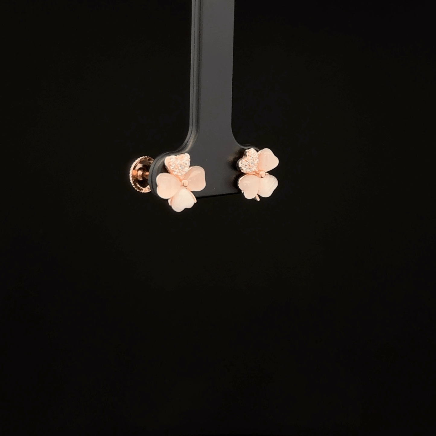 ROSEGOLD FLOWER EARRING