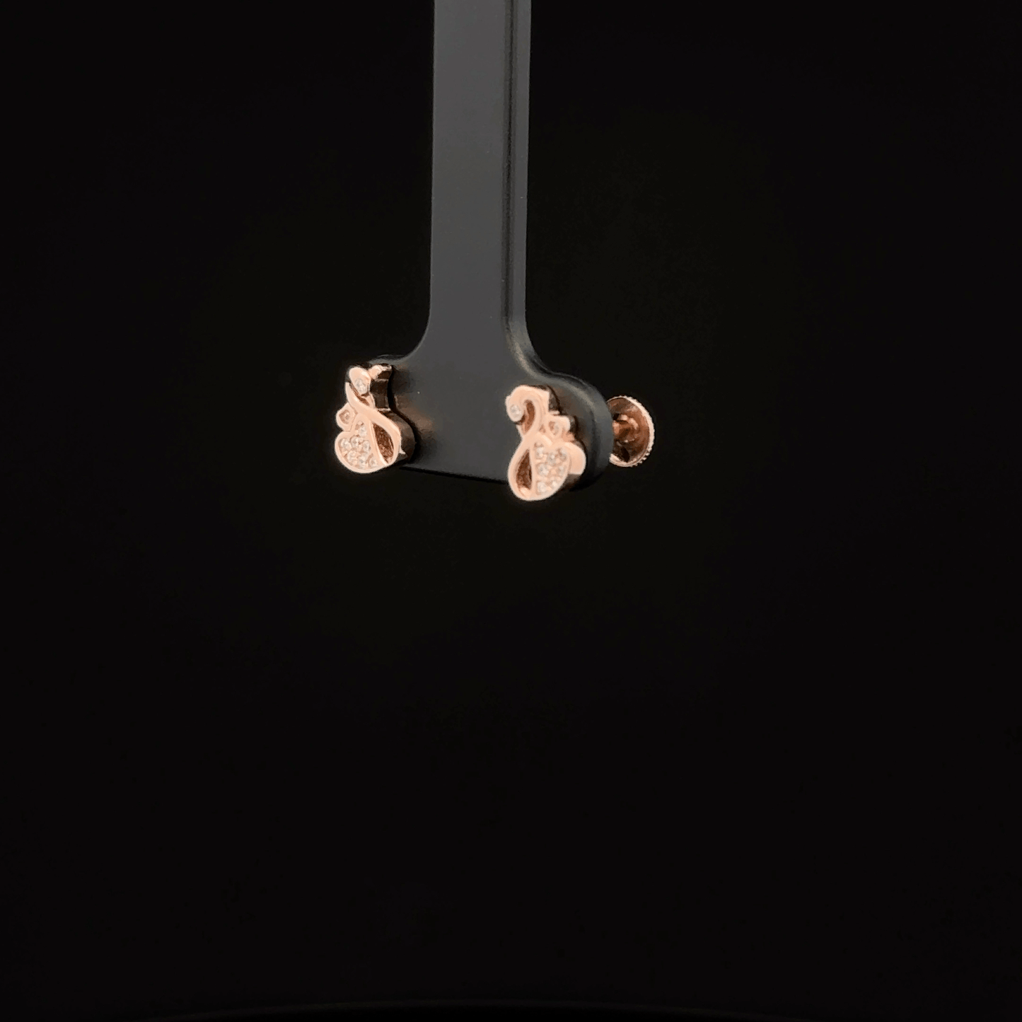 ROSEGOLD SWAN EARRING
