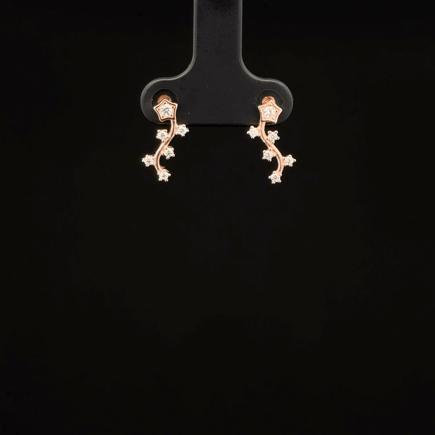 ROSEGOLD STAR EARRING