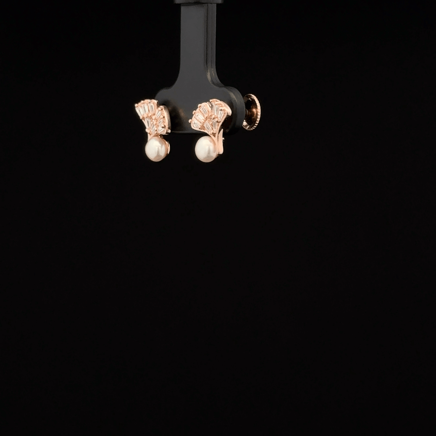 ROSEGOLD LEAF EARRING