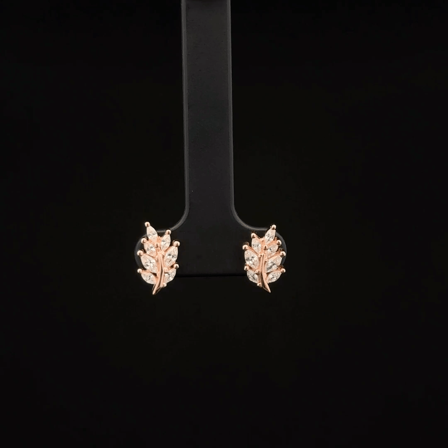 ROSEGOLD LEAF EARRING
