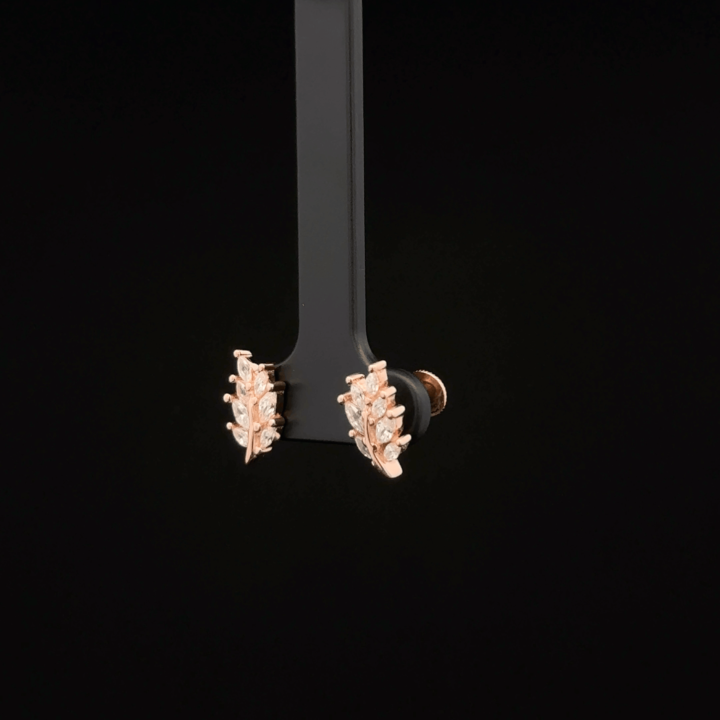 ROSEGOLD LEAF EARRING