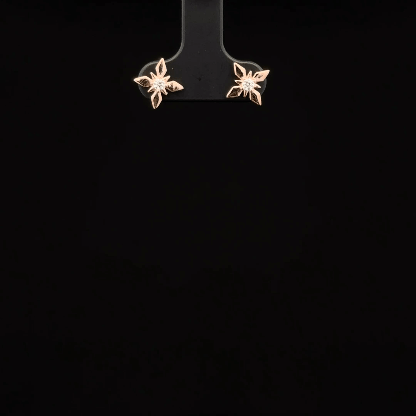 ROSEGOLD STAR EARRING