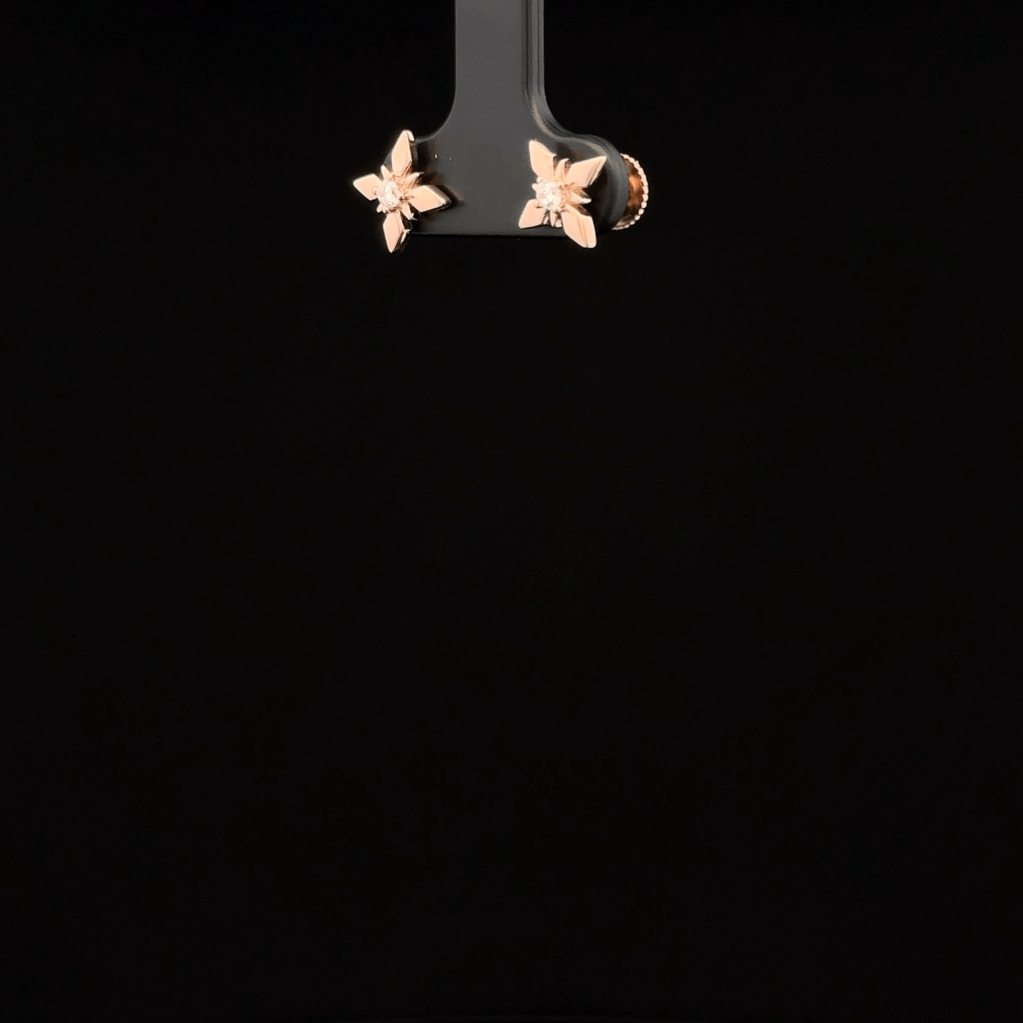 ROSEGOLD STAR EARRING