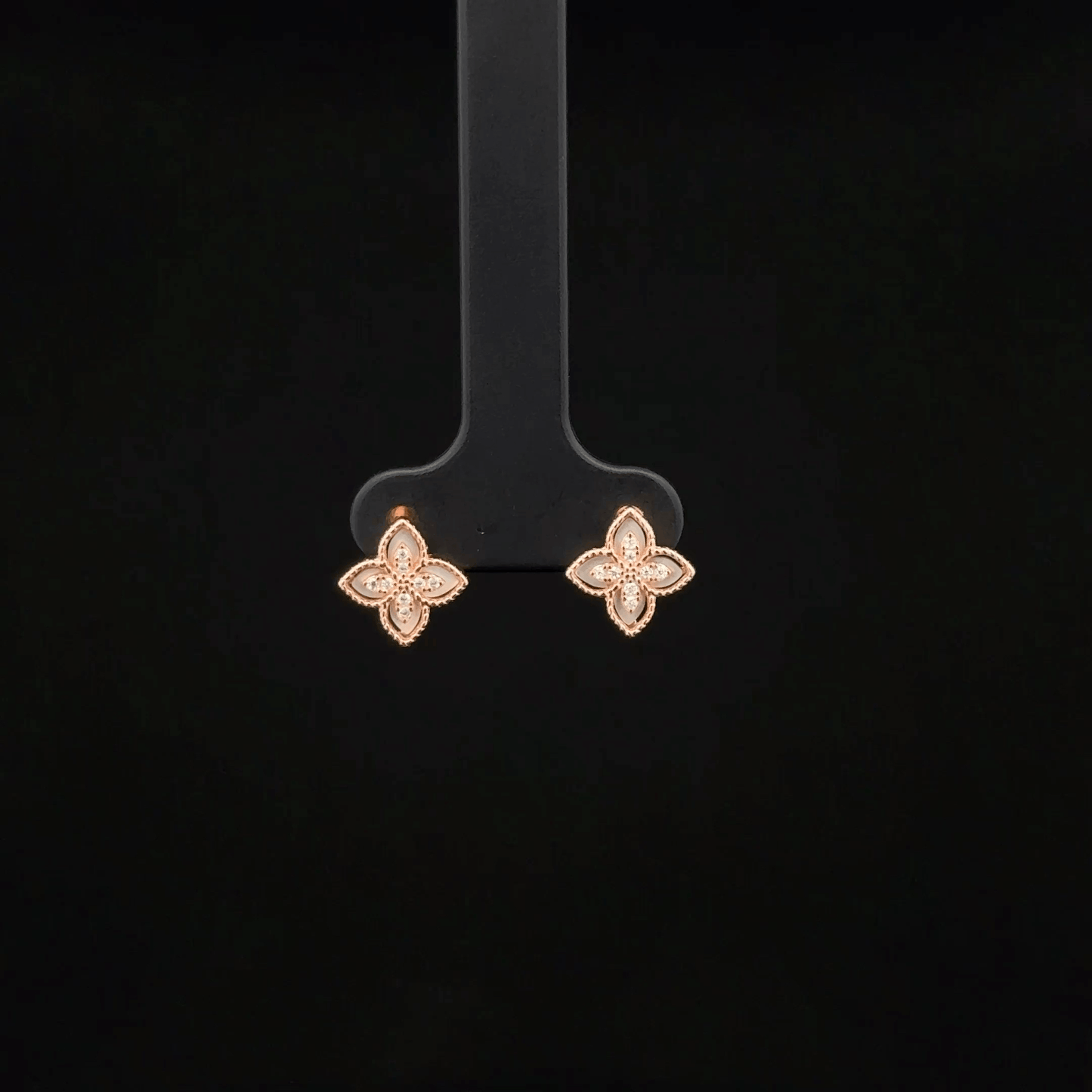 ROSEGOLD FLOWER EARRING