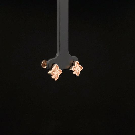 ROSEGOLD FLOWER EARRING