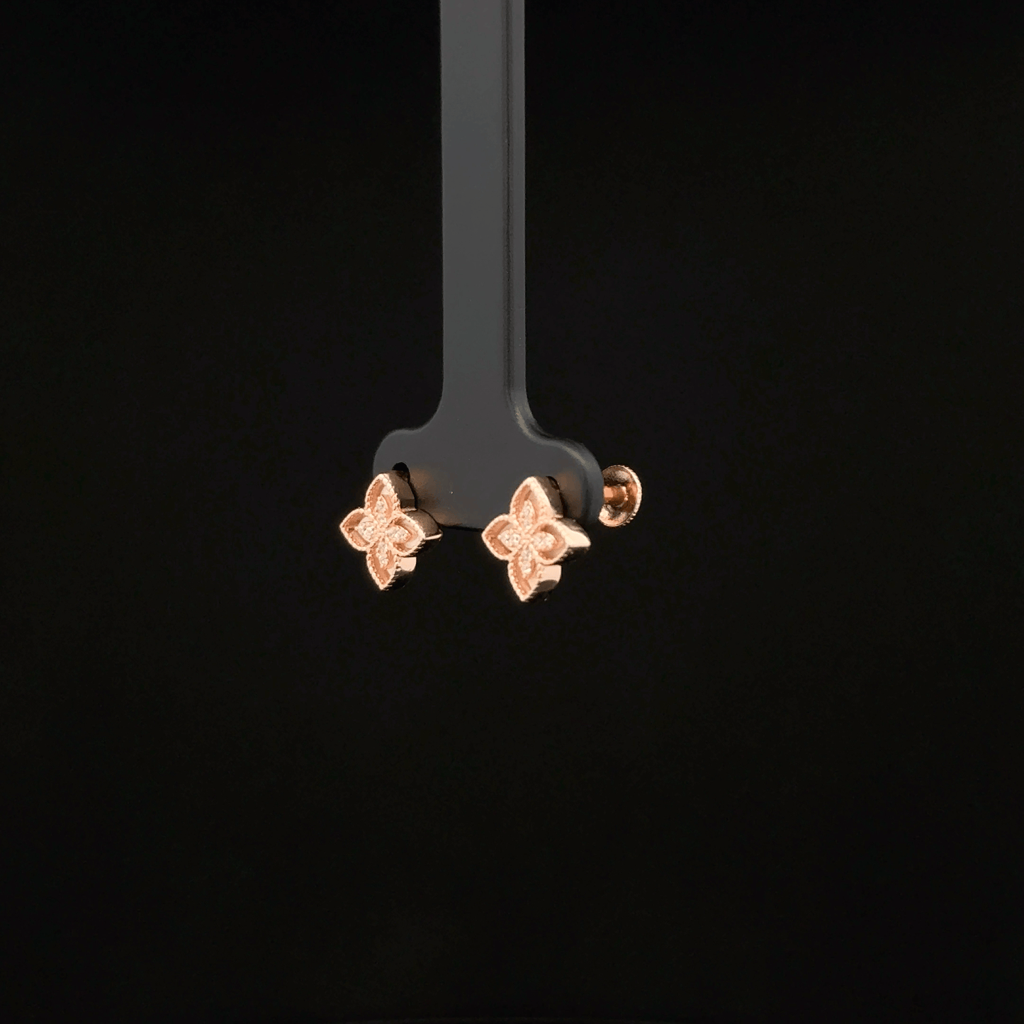 ROSEGOLD FLOWER EARRING