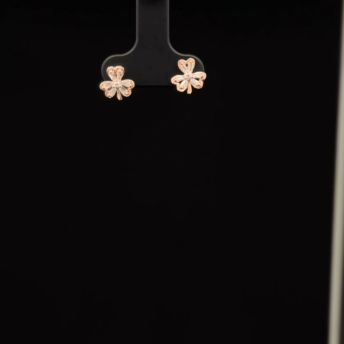 ROSEGOLD FLOWER EARRING
