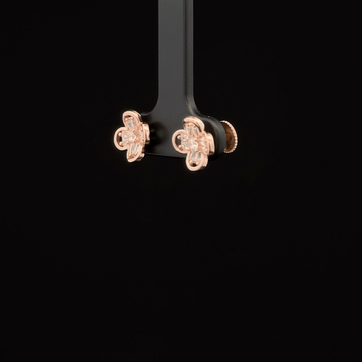 ROSEGOLD FLOWER EARRING